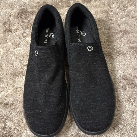 NWOB🍍 Merinos Men’s Size 13 Wool Shoes Slip On Sneakers Black Loafers Australian - Picture 4 of 6
